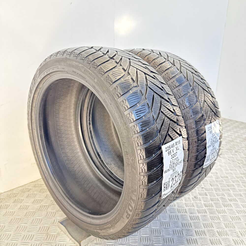 Gomme Usate 225 45 R18 XL 95V Dunlop Winter Sport M3 89% Invernali | Gomme Usate | PrimaGomme.it Gomme usate 225 45 R18 Dunlop Winter Sport M3 - foto 10