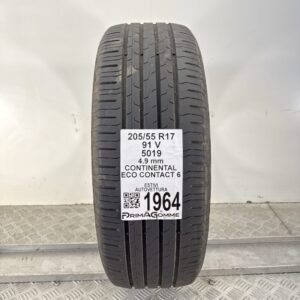 Pneumatico Usato 205 55 R17 91V Continental Eco Contact 6 Estivo