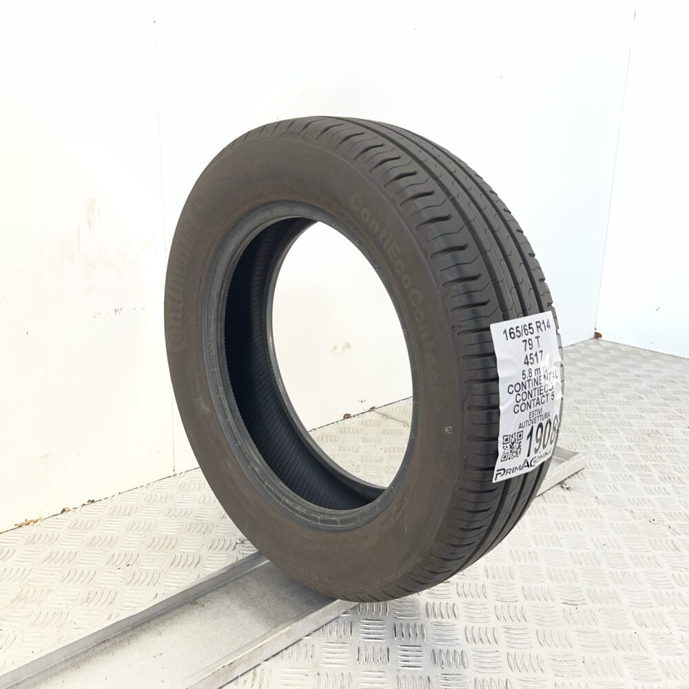 Pneumatico Usato 165 65 R14 79T Continental ContiEcoContact 5 83% Estivo | Gomme Usate | PrimaGomme.it Pneumatico usato 165 65 R14 Continental ContiEcoContact 5 - foto 3