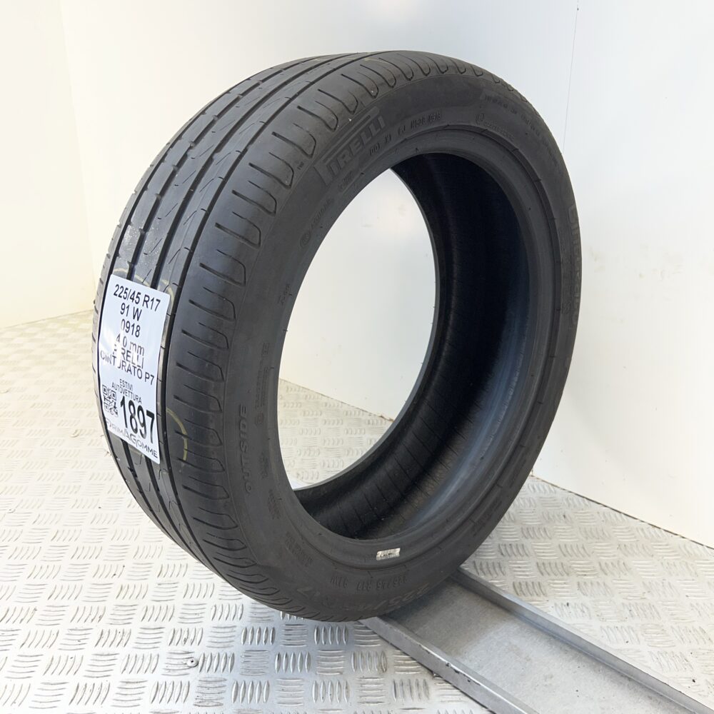 Pneumatico Usato 225 45 R17 91W Pirelli Cinturato P7 Estivo | Gomme Usate | PrimaGomme.it Pneumatico usato 225 45 R17 Pirelli Cinturato P7 - foto 2