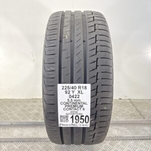 Pneumatico Usato 225 40 R18 XL 92Y Continental Premium Contact 6 79% Estivo