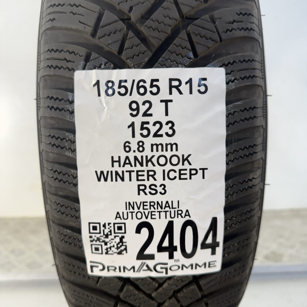 Gomma Usata 185 65 R15 92T Hankook Winter Icept RS3 85% Invernale | Gomme Usate | PrimaGomme.it Gomma usata 185 65 R15 Hankook Winter Icept RS3 - foto 7