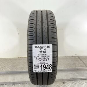 Pneumatico Usato 165 60 R15 77H Continental ContiEcoContact 5 77% Estivo