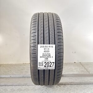 Pneumatico Usato 205 55 R16 91H BARUM Bravuris 5 HM 86% Estivo