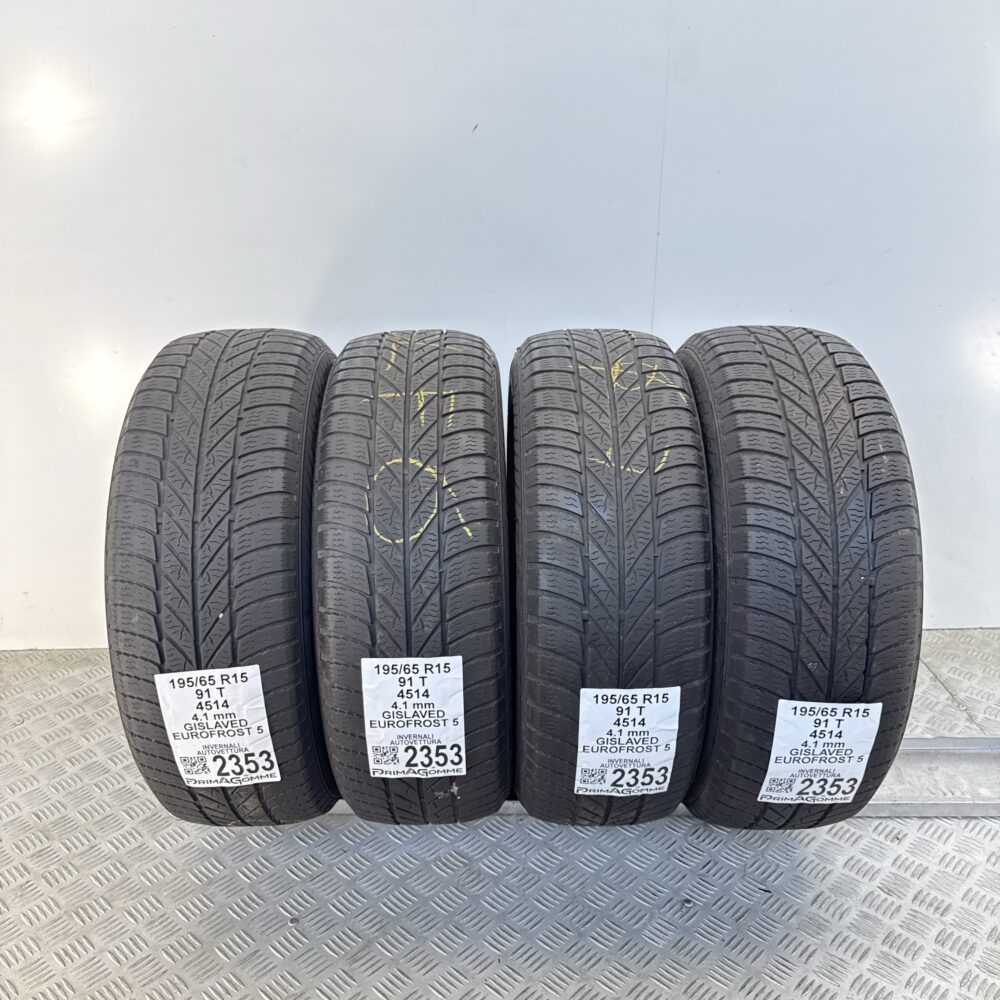 Gomme Usate 195 65 R15 91T Gislaved Eurofrost 5 Invernali | Gomme Usate | PrimaGomme.it Gomme usate 195 65 R15 Gislaved Eurofrost 5 - foto 15
