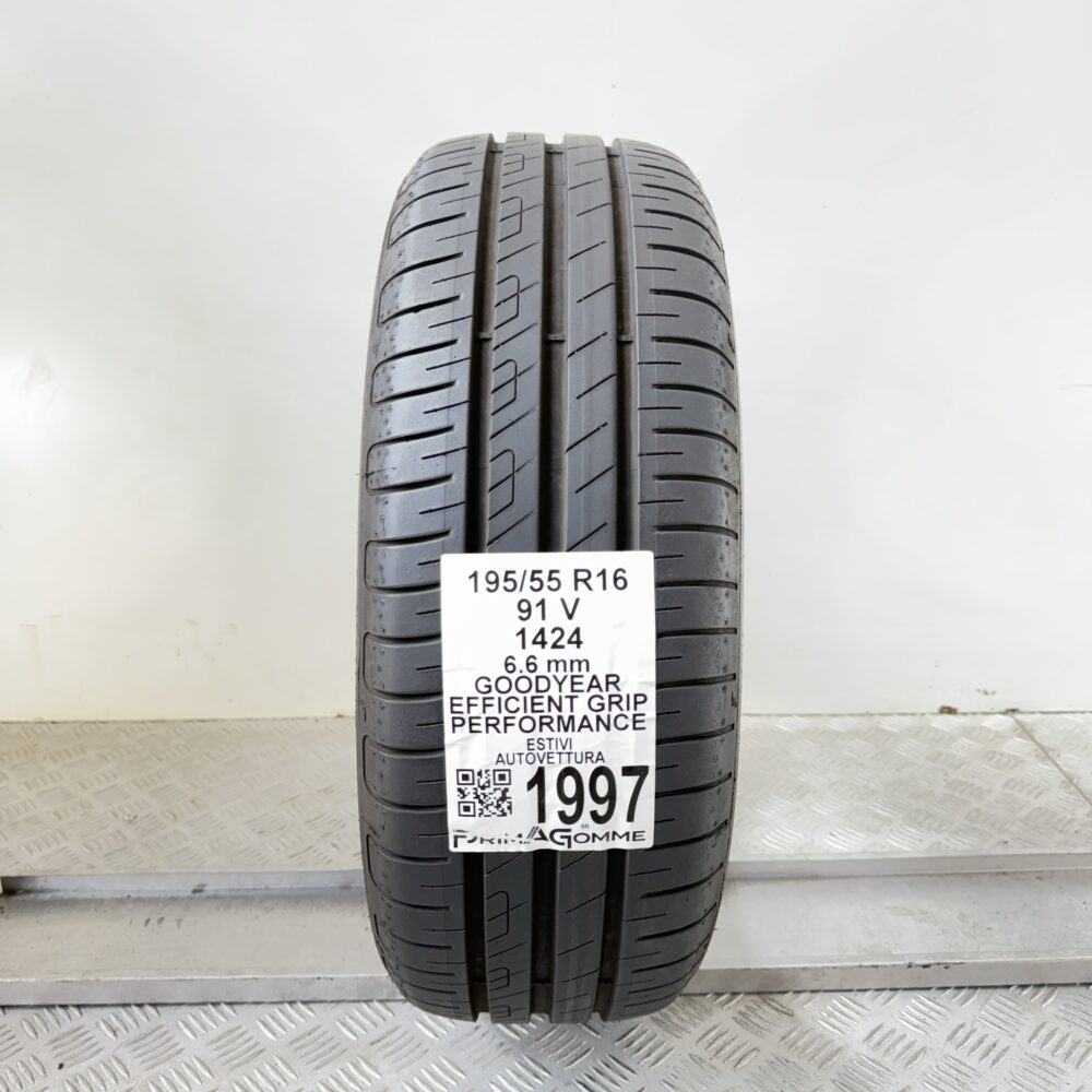 Pneumatico Usato 195 55 R16 91V Goodyear Efficient Grip Performance 94% Estivo | Gomme Usate | PrimaGomme.it Pneumatico usato 195 55 R16 Goodyear Efficient Grip Performance - foto 7