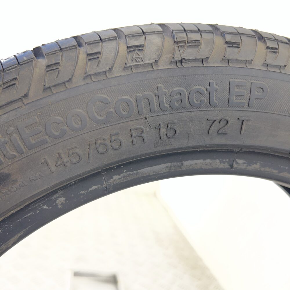 Pneumatico Usato 145 65 R15 72T CONTINENTAL ContiEcoContact EP 97% Estivo | Gomme Usate | PrimaGomme.it Pneumatico usato 145 65 R15 CONTINENTAL Contieco Contact EP - foto 3