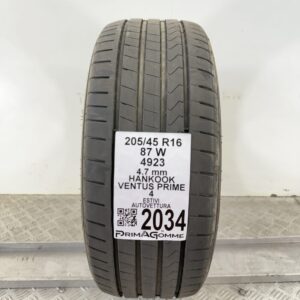 Pneumatico Usato 205 45 R16 87W Hankook Ventus Prime 4 Estivo