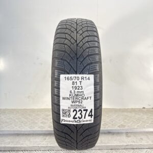 Gomma Usata 165 70 R14 81T Kumho Wintercraft WP52 79% Invernale