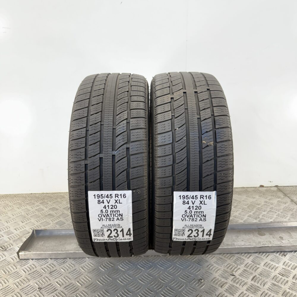 Gomme Usate 195 45 R16 XL 84V Ovation VI-782 AS 71% 4 Stagioni | Gomme Usate | PrimaGomme.it Gomme usate 195 45 R16 Ovation VI-782 AS - foto 9
