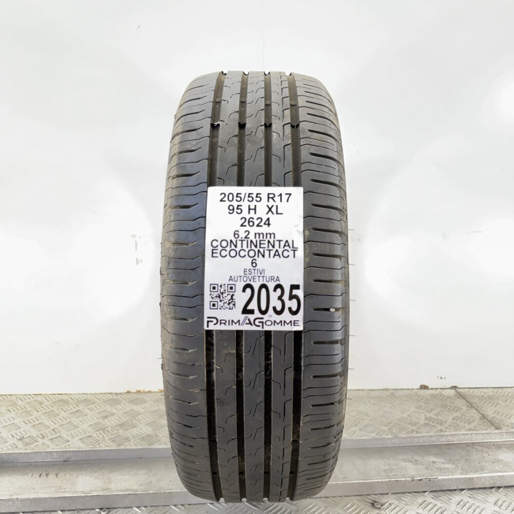 Pneumatico Usato 205 55 R17 XL 95H Continental EcoContact 6 89% Estivo | Gomme Usate | PrimaGomme.it Pneumatico usato 205 55 R17 Continental EcoContact 6 - foto 7