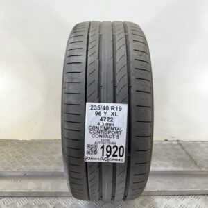Pneumatico Usato 235 40 R19 XL 96Y Continental ContiSport Contact 5 Estivo