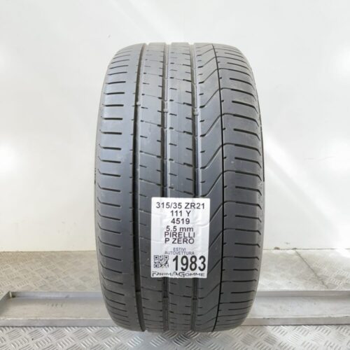 Pneumatico Usato 315 35 ZR21 111Y Pirelli P Zero 79% Estivo