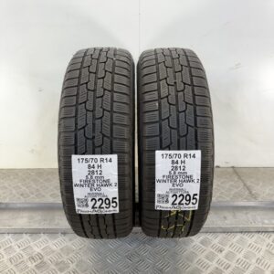 Gomme Usate 175 70 R14 84H Firestone Winter Hawk 2 EVO 73% Invernali