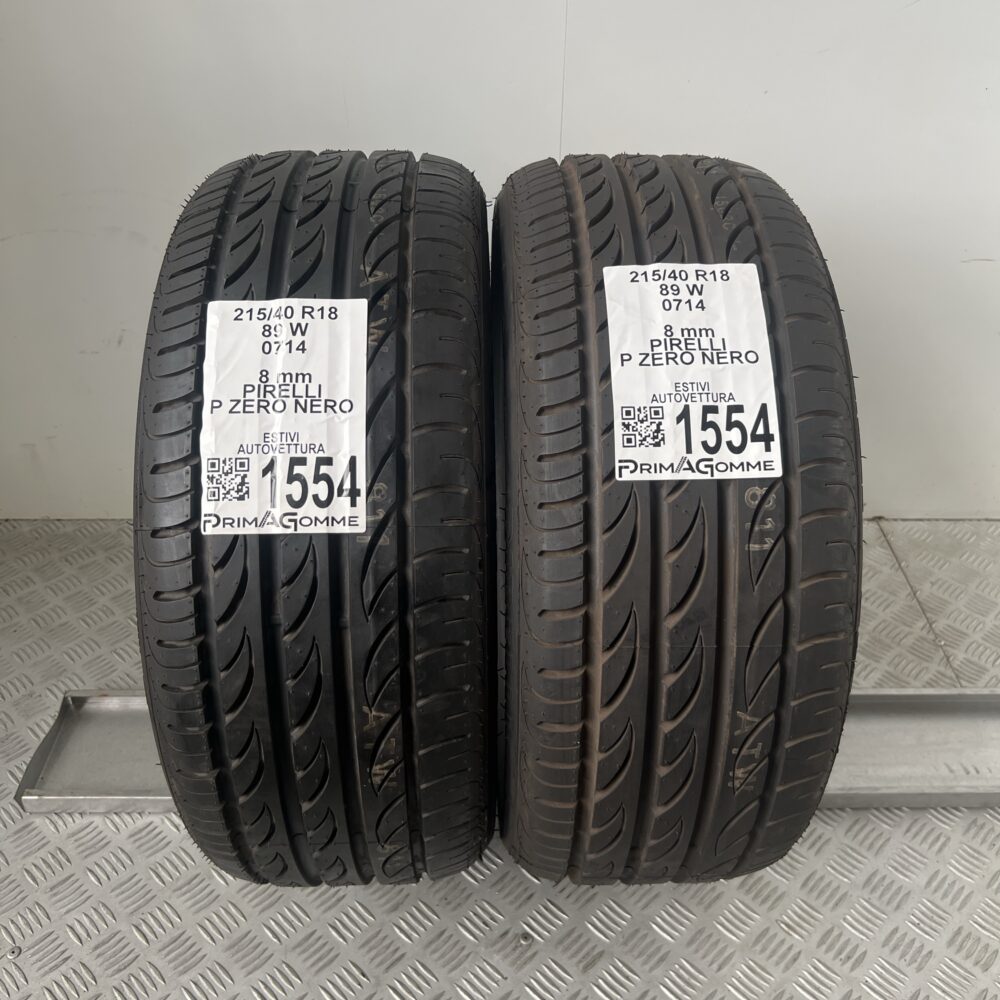 Gomme Usate 215 40 R18 89W Pirelli P Zero Nero 100% Estive | Gomme Usate | PrimaGomme.it Gomme Usate 215 40 R18 89W Pirelli P Zero Nero 100% Estive