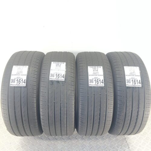 Pneumatici Usati 235 55 R18 100V Pirelli Scorpion Verde Estive