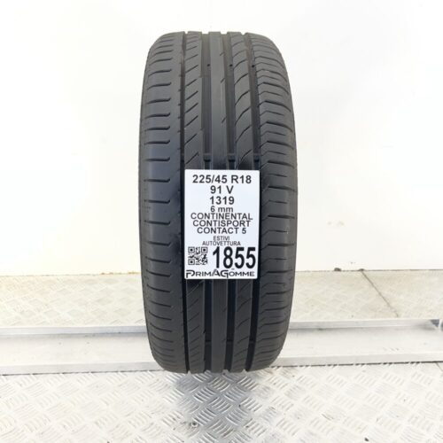 Pneumatico Usato 225 45 R18 91V CONTINENTAL ContiSportContact 5 86% Estivo