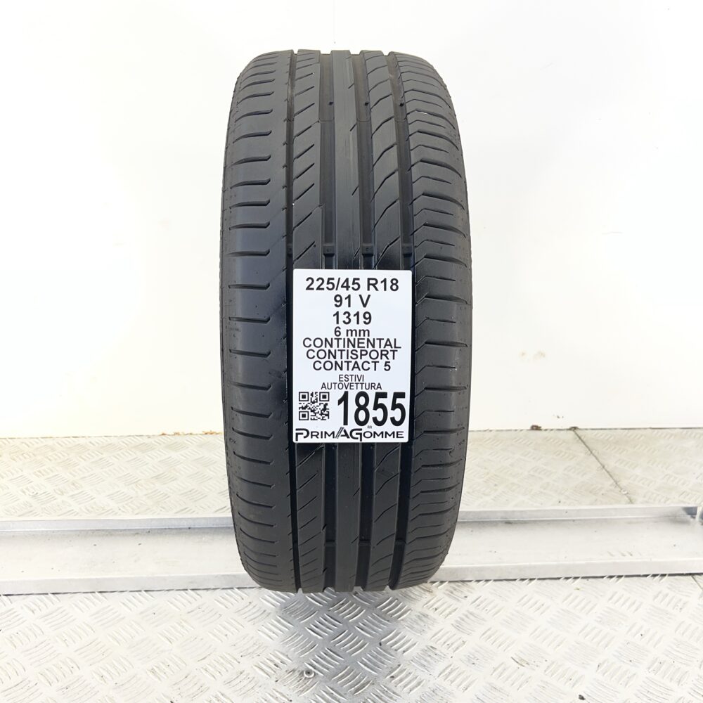 Pneumatico Usato 225 45 R18 91V CONTINENTAL ContiSportContact 5 86% Estivo | Gomme Usate | PrimaGomme.it Pneumatico usato 225 45 R18 CONTINENTAL ContiSportContact 5 - foto 6