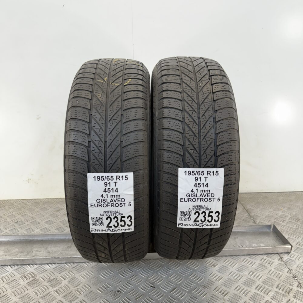 Gomme Usate 195 65 R15 91T Gislaved Eurofrost 5 Invernali | Gomme Usate | PrimaGomme.it Gomme usate 195 65 R15 Gislaved Eurofrost 5 - foto 7