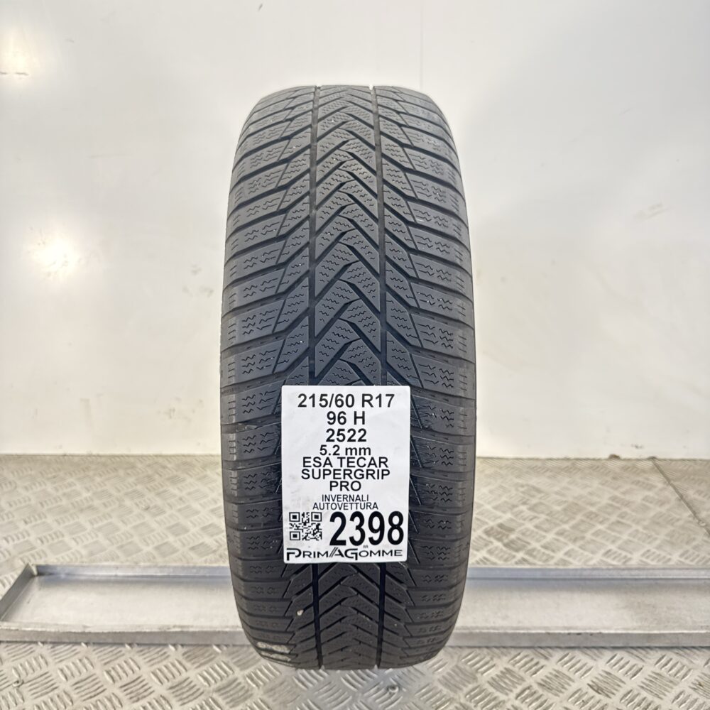 Gomma Usata 215 60 R17 96H Esa Tecar Supergrip Pro Invernale | Gomme Usate | PrimaGomme.it Gomma usata 215 60 R17 Esa Tecar Supergrip Pro - foto 8