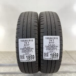 Gomme Usate 155 60 R15 74T Continental ContiEcoContact 3 Estive