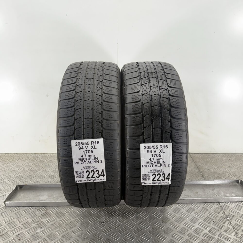 Gomme Usate 205 55 R16 XL 94V Michelin Pilot Alpin 2 Invernali | Gomme Usate | PrimaGomme.it Gomme usate 205 55 R16 Michelin Pilot Alpin 2 - foto 7