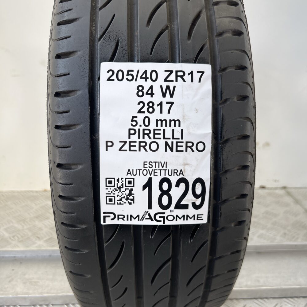 Pneumatico Usato 205 40 ZR17 84W PIRELLI P Zero Nero 71% Estivo | Gomme Usate | PrimaGomme.it Pneumatico usato 205 40 ZR17 PIRELLI P Zero Nero - foto 7