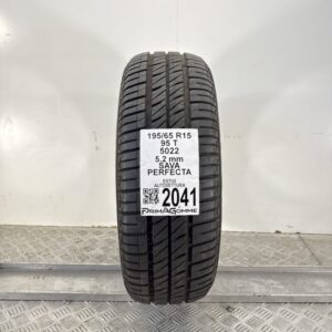 Pneumatico Usato 195 65 R15 95T Sava Perfecta 74% Estivo