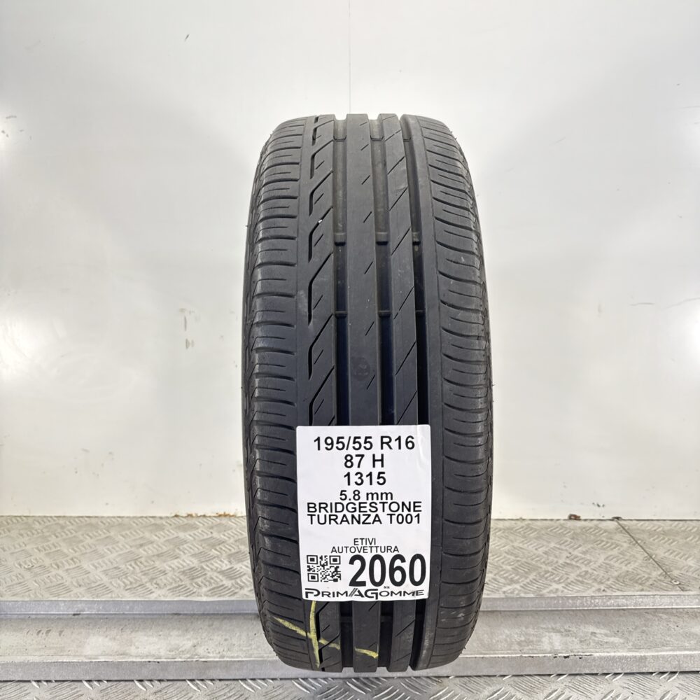 Pneumatico Usato 195 55 R16 87H Bridgestone Turanza T001 83% Estivo | Gomme Usate | PrimaGomme.it Pneumatico usato 195 55 R16 Bridgestone Turanza T001 - foto 7