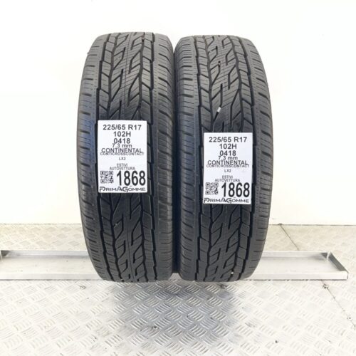 Pneumatici Usati 225 65 R17 102H CONTINENTAL ContiCrossContact LX2 100% Estive