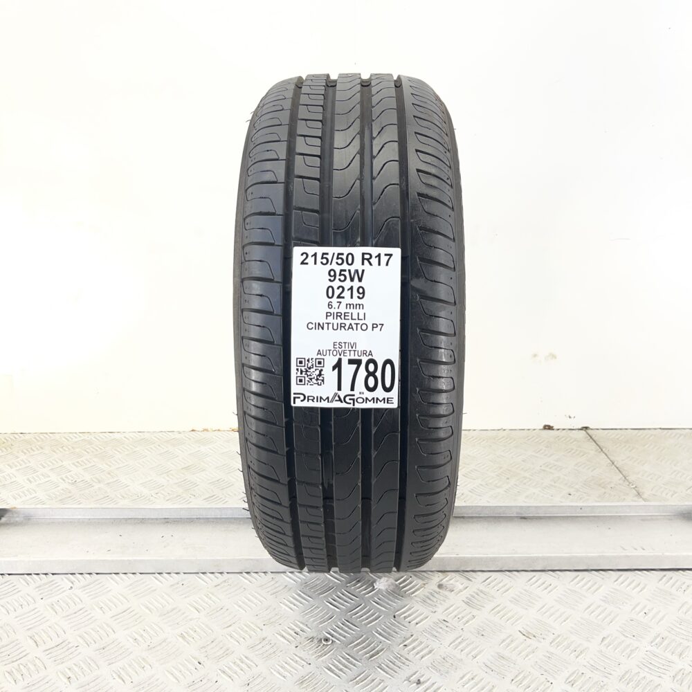 Pneumatico Usato 215 50 R17 95W Pirelli Cinturato P7 96% Estivo | Gomme Usate | PrimaGomme.it Pneumatico usato 215 50 R17 Pirelli Cinturato P7 - foto 6