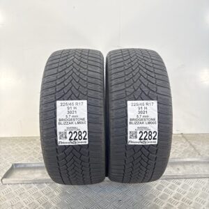 Gomme Usate 225 45 R17 91H Bridgestone Blizzak LM005 71% Invernali