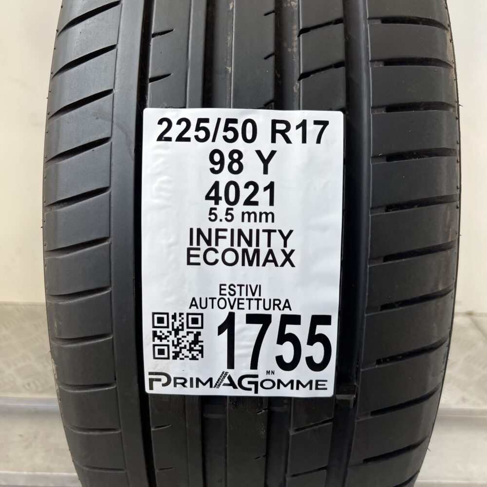 Pneumatico Usato 225 50 R17 98Y Infinity Ecomax 79% Estivo | Gomme Usate | PrimaGomme.it Pneumatico usato 225 50 R17 Infinity Ecomax - foto 6