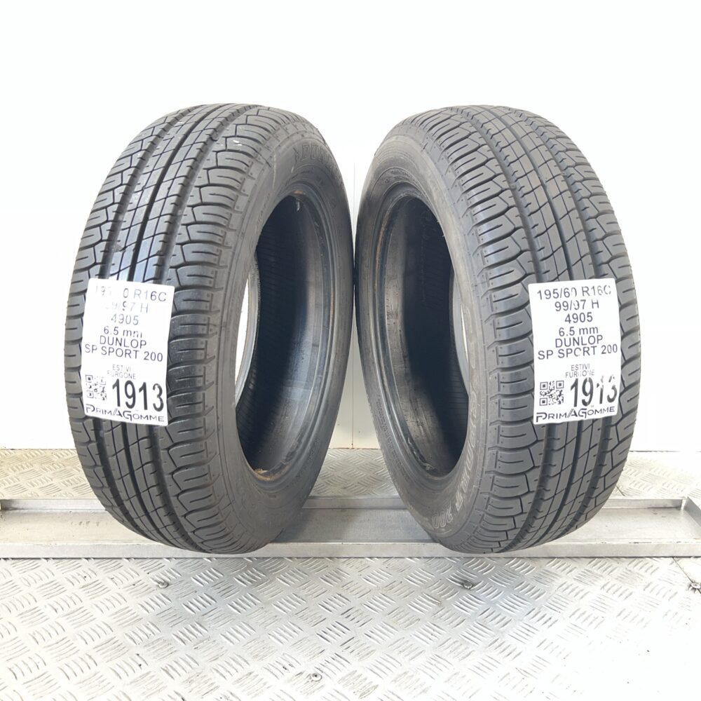 Pneumatici Usati 195 60 R16C 99/97H Dunlop SP Sport 200 72% Estive | Gomme Usate | PrimaGomme.it Pneumatici usati 195 60 R16C Dunlop SP Sport 200