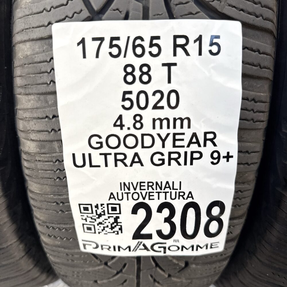 Gomme Usate 175 65 R15 88T Goodyear Ultra Grip 9+ Invernali | Gomme Usate | PrimaGomme.it Gomme usate 175 65 R15 Goodyear Ultra Grip 9+ - foto 13