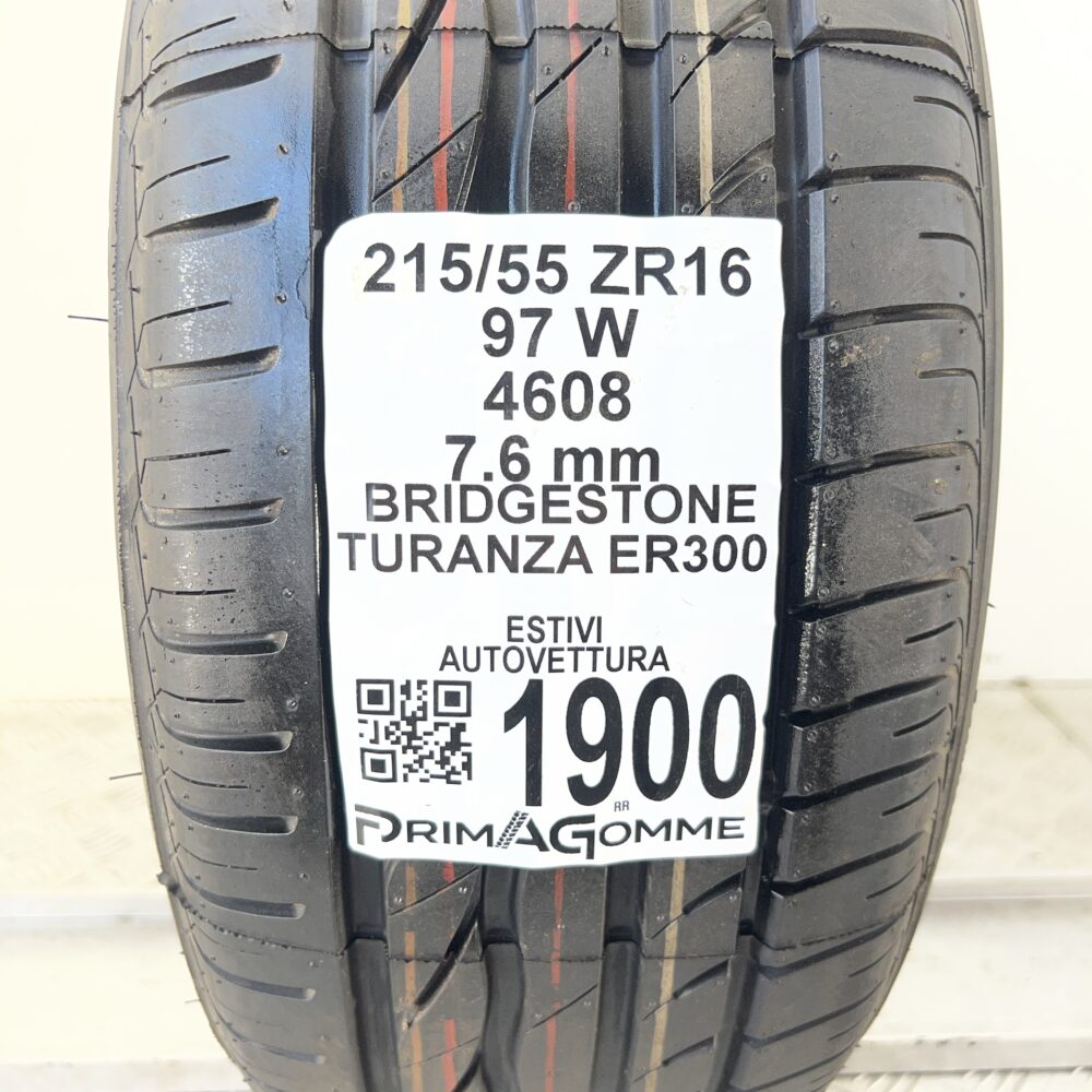 Pneumatico Usato 215 55 ZR16 97W Bridgestone Turanza ER300 100% Estivo | Gomme Usate | PrimaGomme.it Pneumatico usato 215 55 ZR16 Bridgestone Turanza ER300 - foto 7