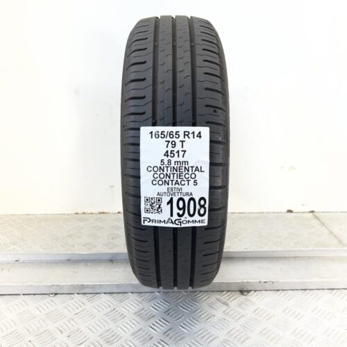 Pneumatico Usato 165 65 R14 79T Continental ContiEcoContact 5 83% Estivo