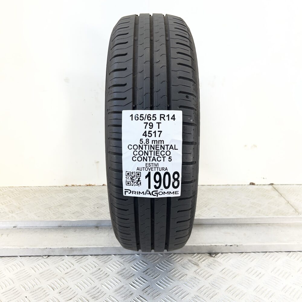 Pneumatico Usato 165 65 R14 79T Continental ContiEcoContact 5 83% Estivo | Gomme Usate | PrimaGomme.it Pneumatico usato 165 65 R14 Continental ContiEcoContact 5 - foto 6