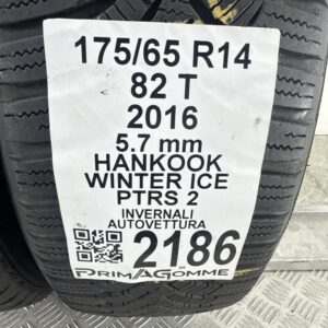 Gomme Usate 175 65 R14 82T Hankook Winter Ice PTRS 2 81% Invernali