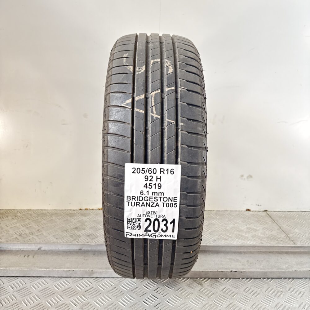 Pneumatico Usato 205 60 R16 92H Bridgestone Turanza T005 87% Estivo | Gomme Usate | PrimaGomme.it Pneumatico usato 205 60 R16 Bridgestone Turanza T005 - foto 7