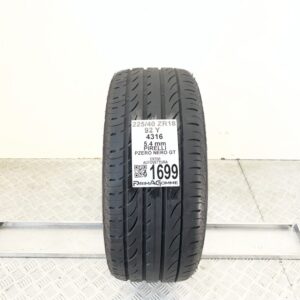 Pneumatico Usato 225 40 ZR18 92Y Pirelli Pzero Nero GT 77% Estivo