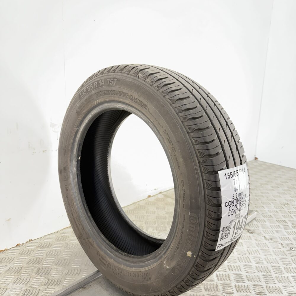 Pneumatico Usato 155 65 R14 75T Continental ContiEcoContact 3 74% Estivo | Gomme Usate | PrimaGomme.it Pneumatico usato 155 65 R14 Continental ContiEcoContact 3 - foto 4
