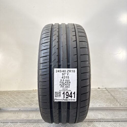 Pneumatico Usato 245 40 ZR18 97Y Falken Azen1S FK-453 94% Estivo