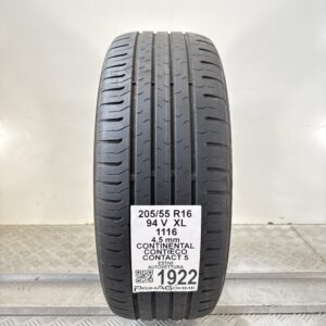 Pneumatico Usato 205 55 R16 XL 94V Continental ContiEcoContact 5 Estivo