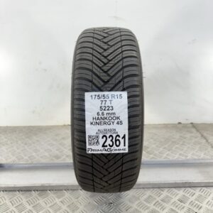Gomma Usata 175 55 R15 77T Hankook Kinergy 4S 94% 4 Stagioni