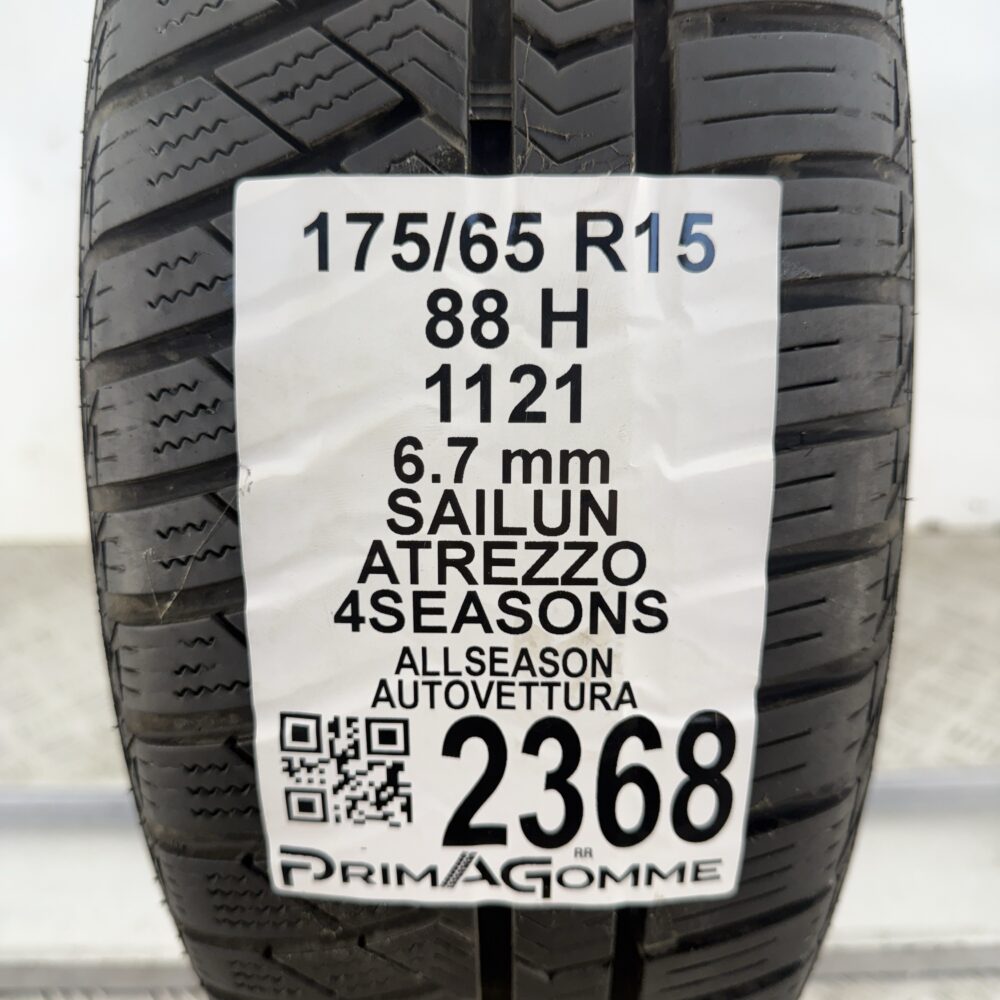 Gomma Usata 175 65 R15 88H Sailun Atrezzo 4Seasons 96% 4 Stagioni | Gomme Usate | PrimaGomme.it Gomma usata 175 65 R15 Sailun Atrezzo 4Seasons - foto 7