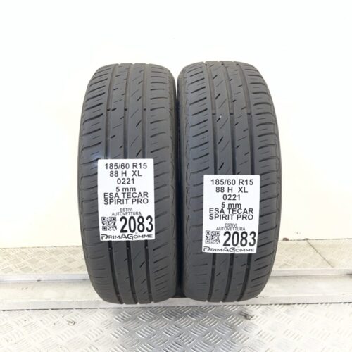 Pneumatici Usati 185 60 R15 XL 88H Esa Tecar Spirit Pro 71% Estive
