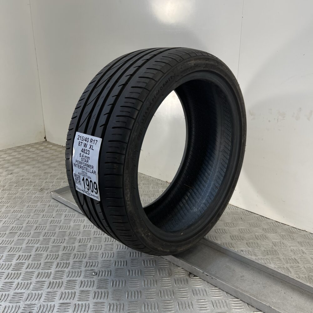 Pneumatico Usato 215 40 R17 XL 87W Star Performer Interstellar 77% Estivo | Gomme Usate | PrimaGomme.it Pneumatico usato 215 40 R17 Star Performer Interstellar - foto 2
