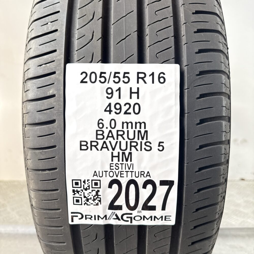 Pneumatico Usato 205 55 R16 91H BARUM Bravuris 5 HM 86% Estivo | Gomme Usate | PrimaGomme.it Pneumatico usato 205 55 R16 BARUM Bravuris 5 HM - foto 6