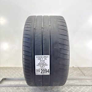 Pneumatico Usato 315 30 ZR21 XL 105Y Michelin Pilot Sport Cup 2 Estivo